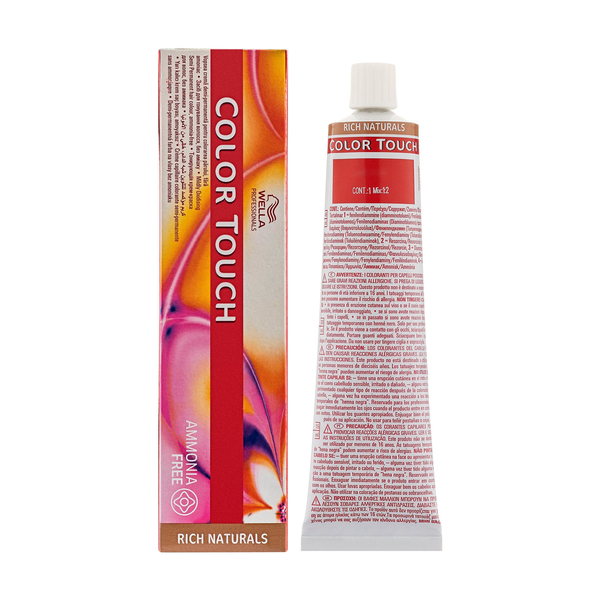 Безаміачна тонувальна крем-фарба для волосся Wella Professionals Color Touch Rich Naturals 8/81, 60 мл